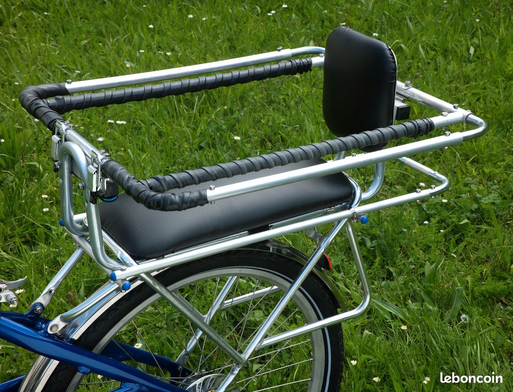 Selle Vélo Large Super Confort – Coussin Amovible, Dossier, Idéale Pour Balade