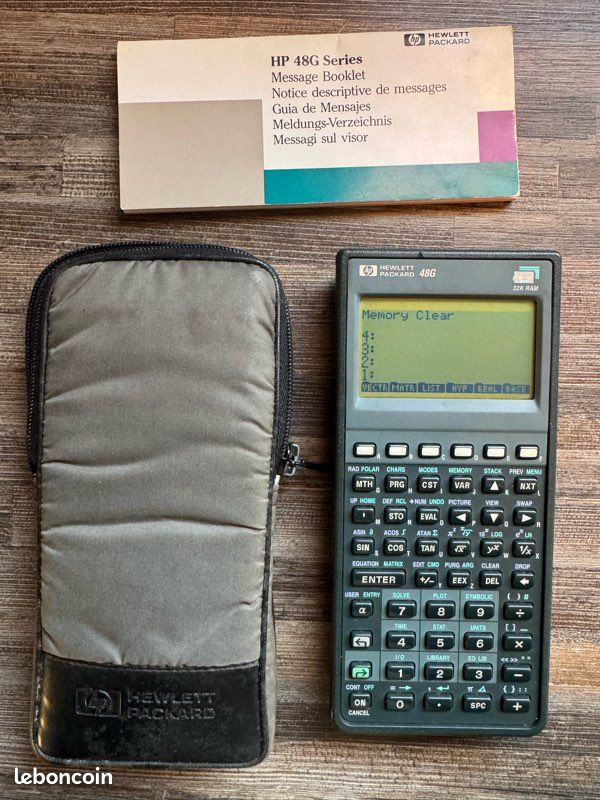 Calculatrice Scientifique Hewlett Packard HP 48S – Graphique & Pile – Bon état