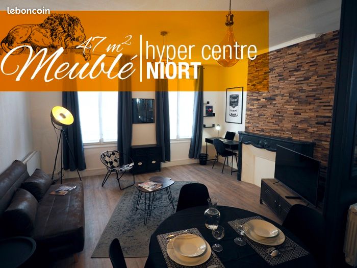 Appartement a louer niort - 2 pièce(s) - 47 m2 - Surfyn