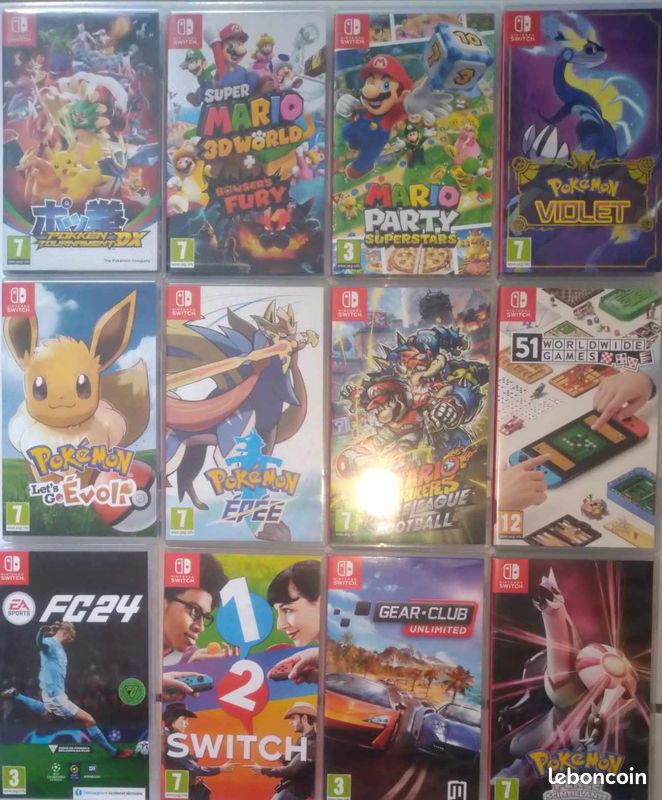Jeux Nintendo Switch en lot ou à l'unité (image 3)
