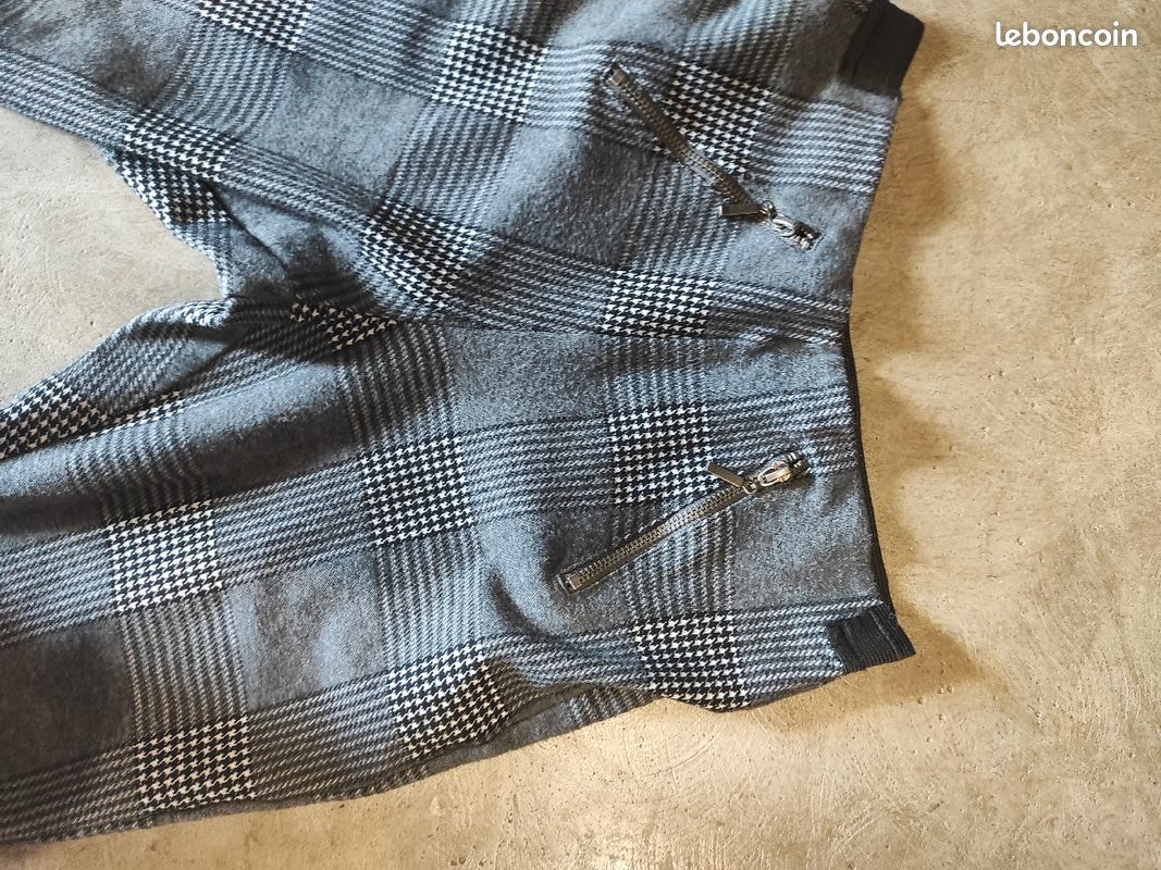 Jegging à carreaux fille 12 ans (image 3)