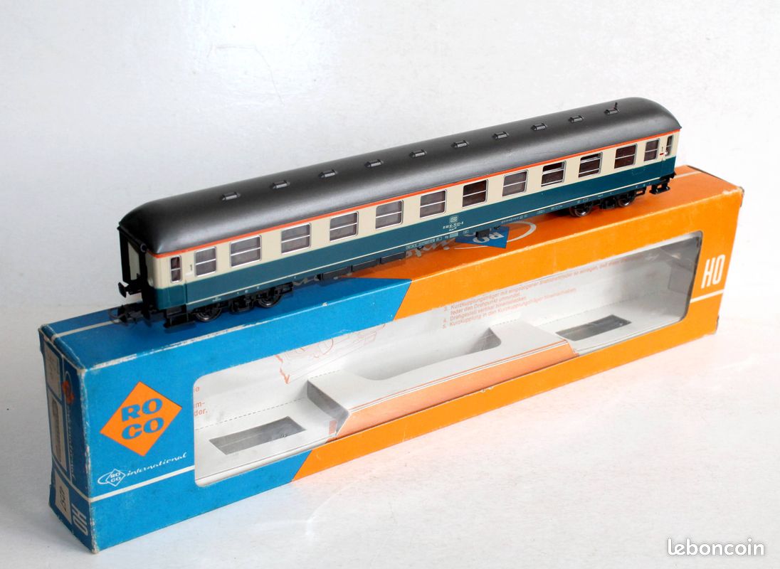 Voiture SNCF Roco HO 4201F - 2e Classe B2 17916 - Wagon Voyageurs - Occasion