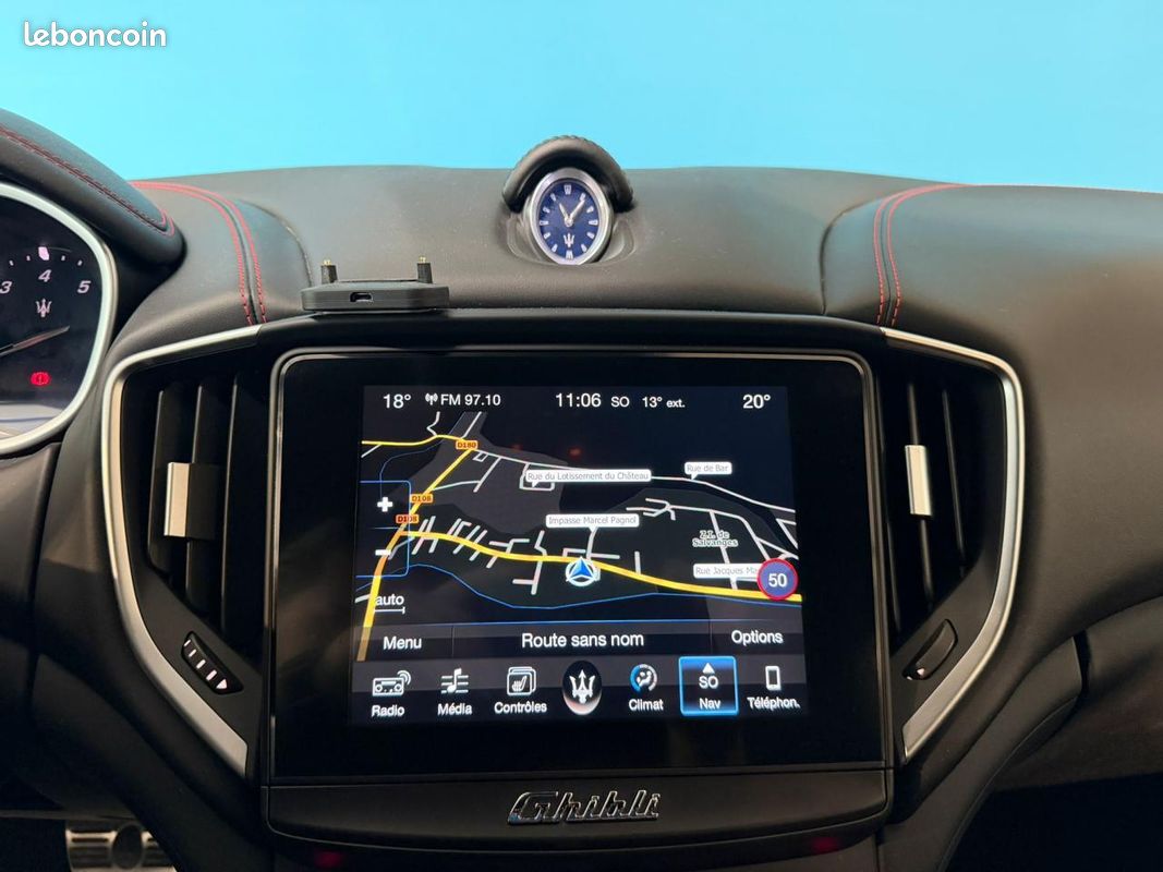 MASERATI GHIBLI 3.0i V6 350 BVA GRANSPORT PACK CARBONE (image 18)