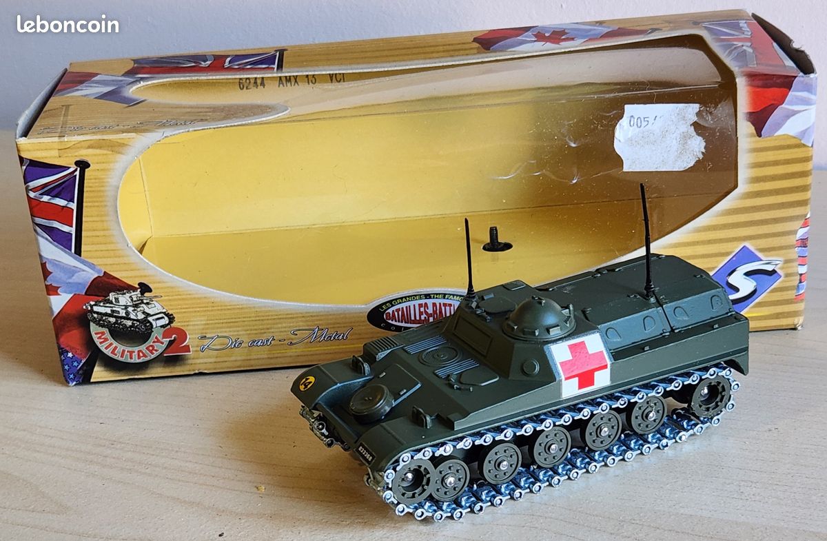 Lot Solido armée française chars AMX 13 VTT et Amx anti