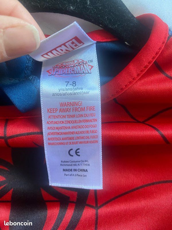 Déguisement Spiderman + masque sonore (image 11)