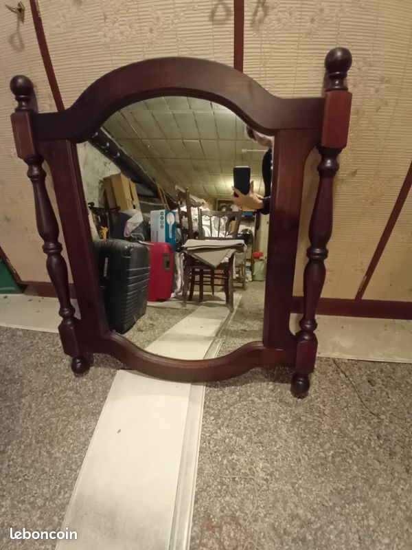 Grand miroir bois (image 2)