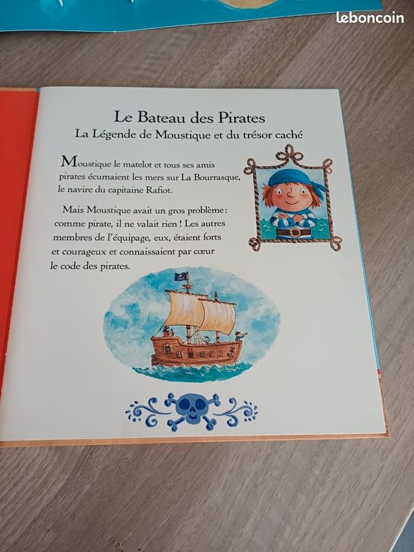 Le bateau des Pirates : Coffret Livre et Jeu de construction (image 2)
