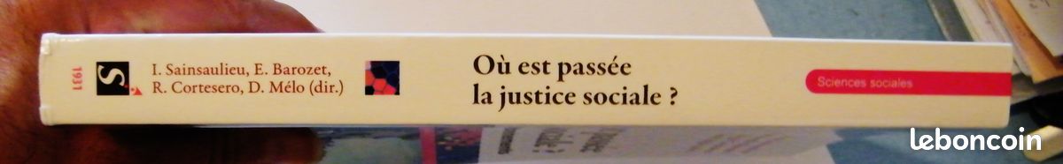 Ou est passée la justice sociale ? Edt : Septentrion presses universitaires (image 3)