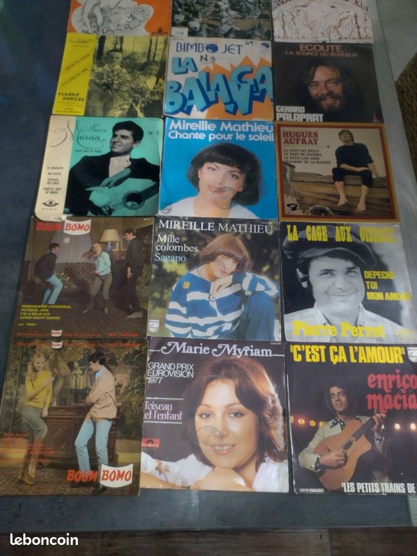 Lot vinyles 45 tours (image 1)