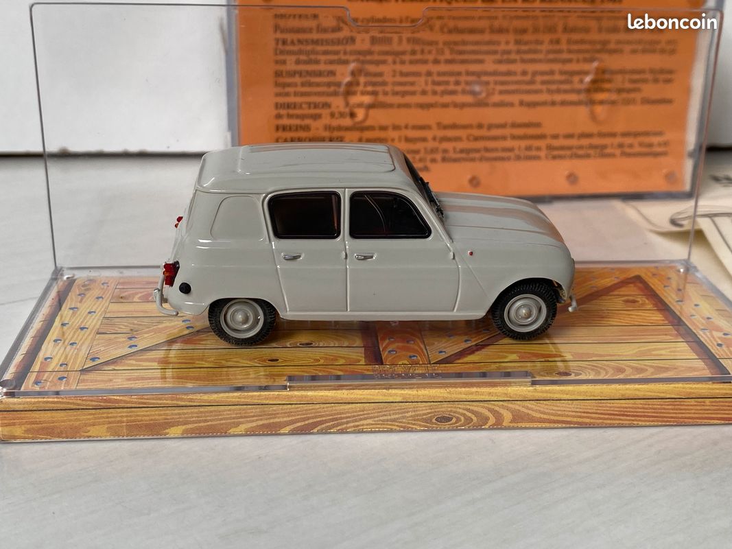 Miniature Norev 1/43 - Renault 4L De 1961 - Édition Spéciale 40 Ans De La 4L (2001) - Occasion