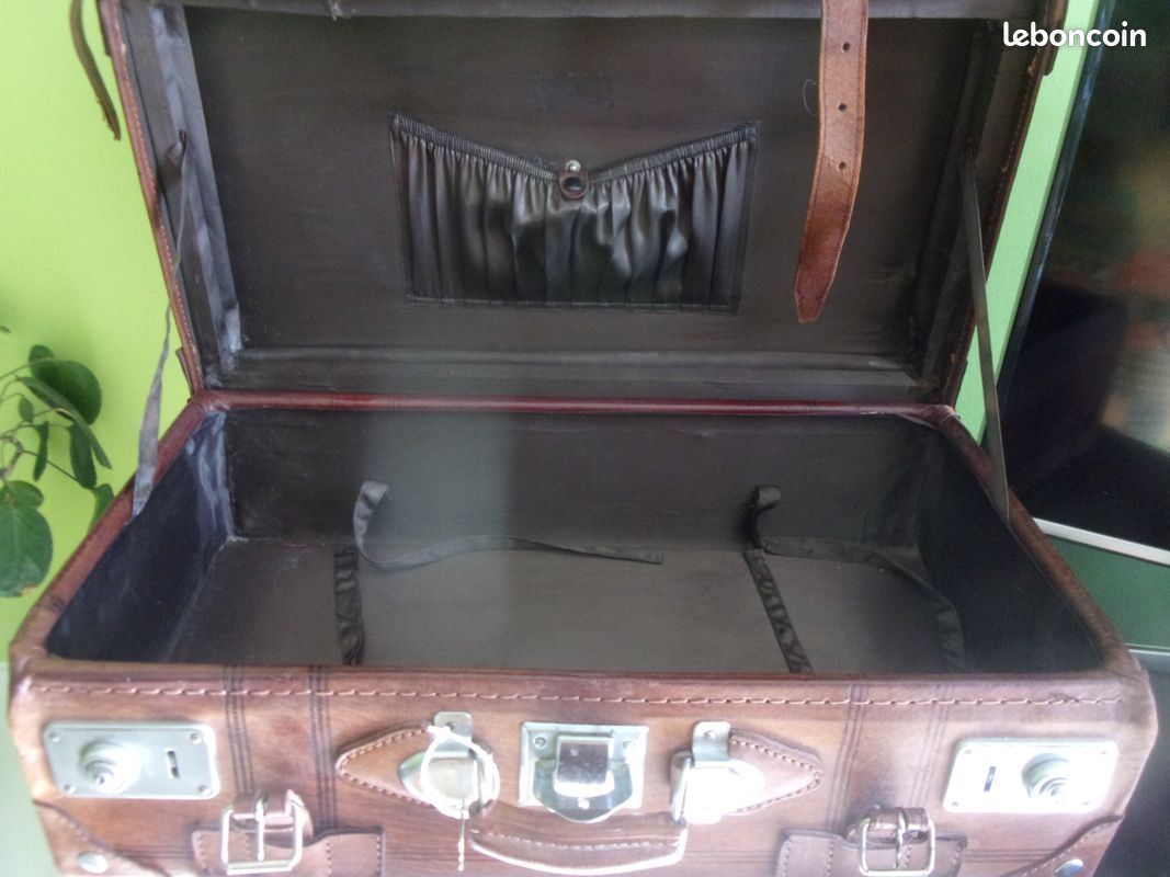 Valise vintage cuir (image 6)