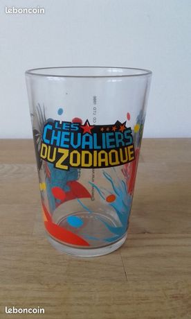 LOT DE 6 verres à moutarde vintage – Années 80 –ASTRO, chevaliers du zodiaque EUR 30,00 - FR