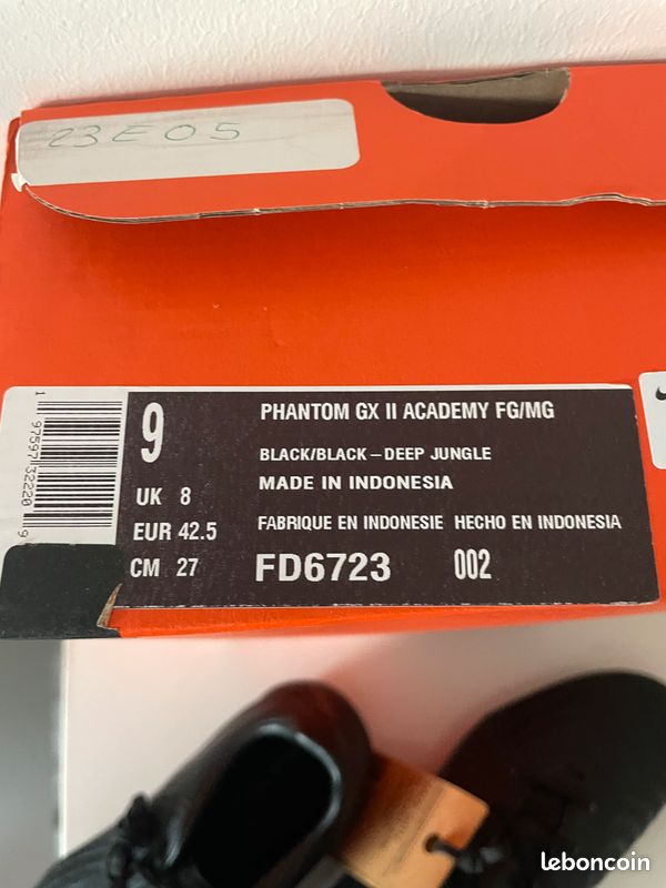 Crampons de foot phantom GX2 Academy FG/MG taille 42,5 (image 5)