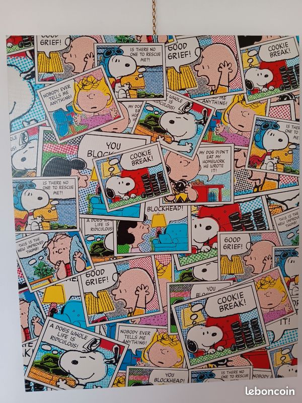 Tableau imprimé snoopy (image 1)