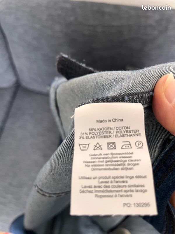 Petite veste en jean neuve 38 Liberty Island (image 9)
