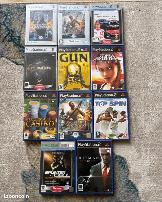 Lot De Jeux PlayStation 2 (PS2) PAL FR - Nettoyés Et Testés - Bon état