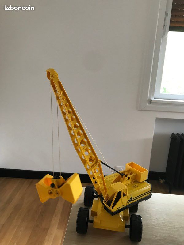 Joustra grue a benne preneuse vintage jouet ancien