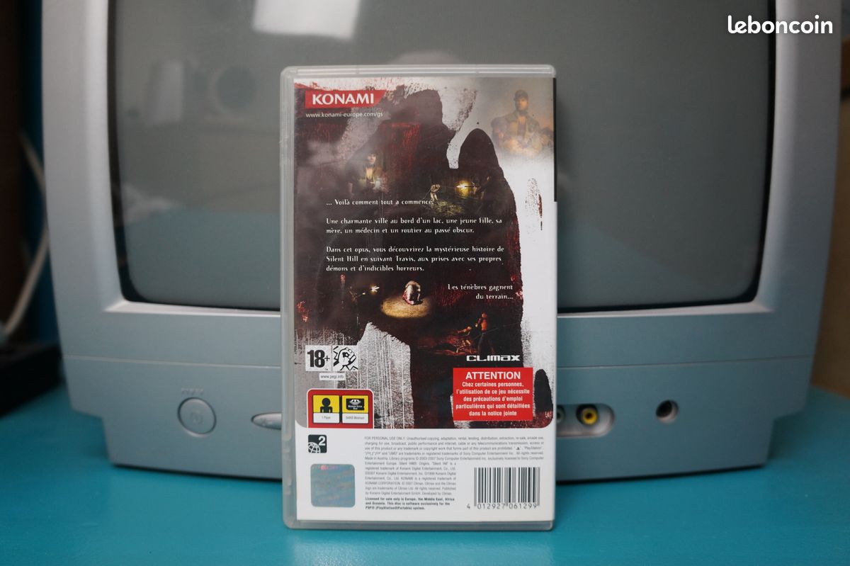 Jeu Silent Hill Origins Sur Sony PSP - Version FR PAL - Bon état, Testé