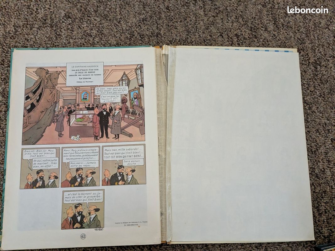 Album bande dessinée Tintin complet (image 5)