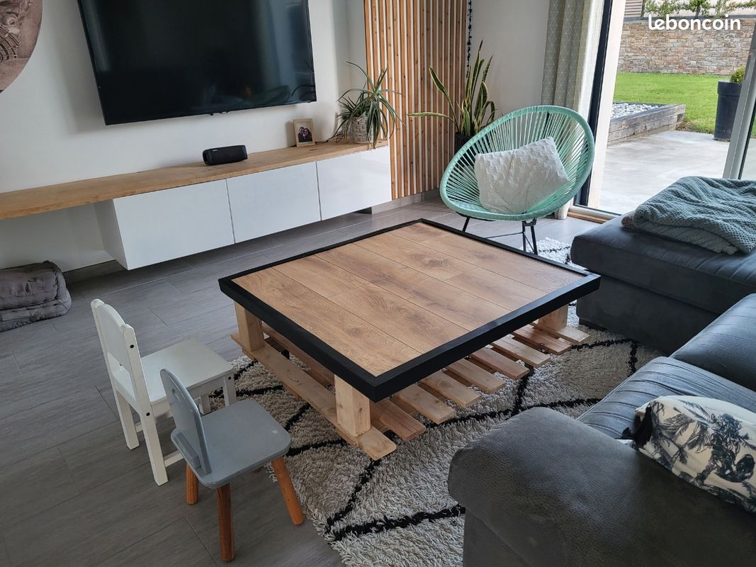 Table basse artisanale (image 2)