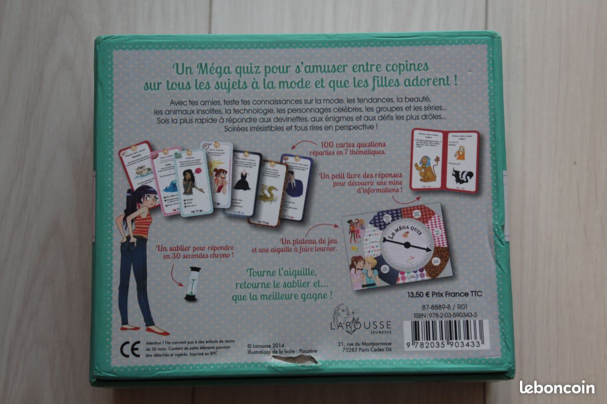 Jeu « Le Méga Quiz de ma soirée entre filles » Larousse – so257 (image 3)