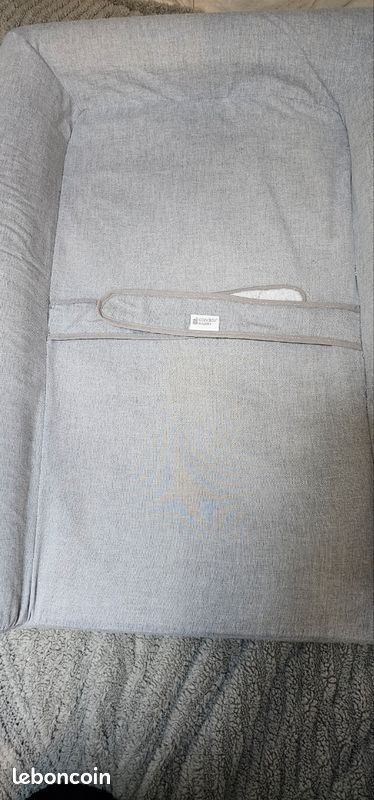Matelas à langer gris Candide (image 1)