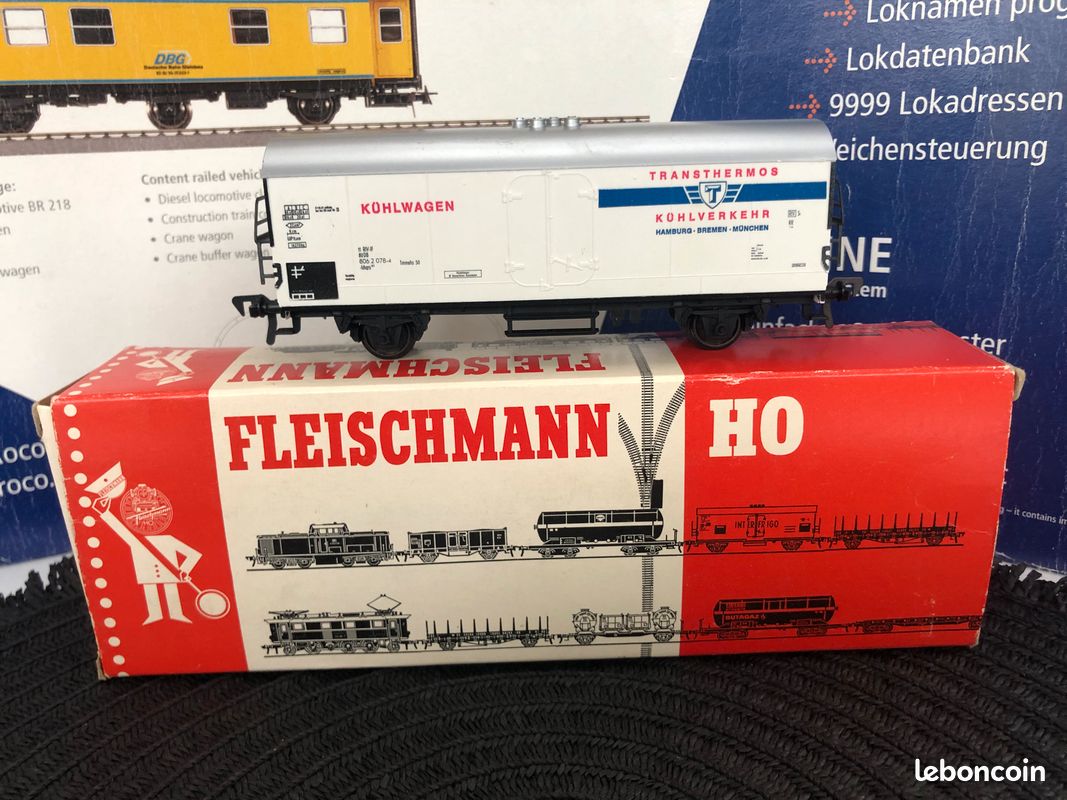 Wagon Frigorifique Fleischmann HO 5323 - Radeberger DB - Occasion TB État