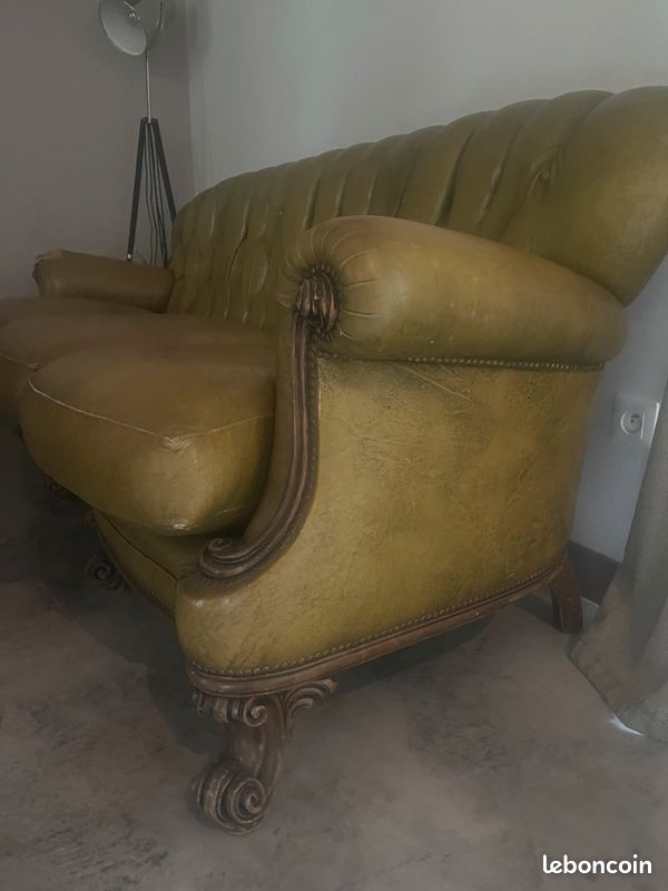 Canape Chesterfield 3 places (image 2)