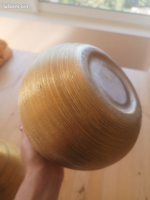 Lot vases dorée (image 3)