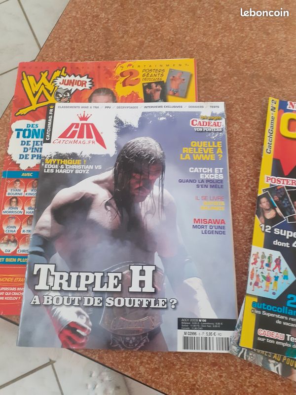 Lot de cinq magazines (Word wrestling entraînement) batiste la puissance à l état pur (image 5)