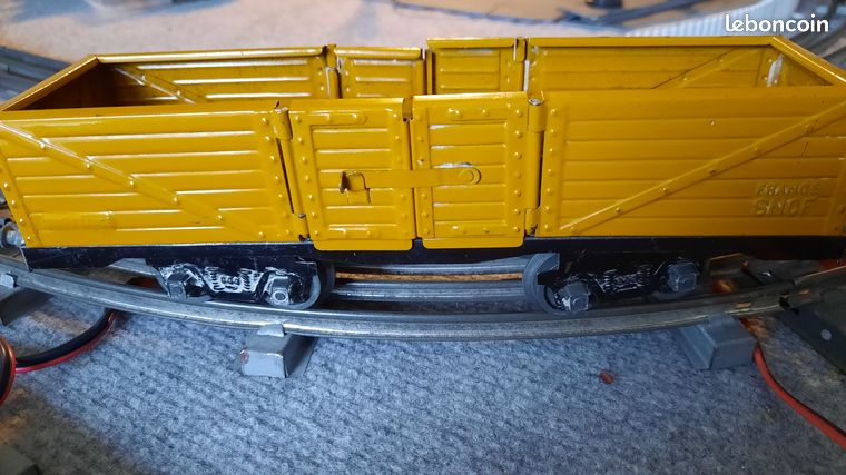 Paire De Wagons Plats JEP – Tôle à Essieux Indépendants – 1925/32 – Train Ancien