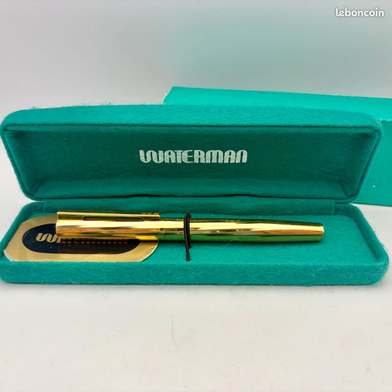 Stylo Plume Waterman Torsade - Modèle Plaqué Or, Occasion Mais élégant