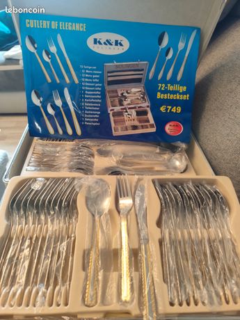 Menagere solingen en inox 18-10 dore - Arts de la table