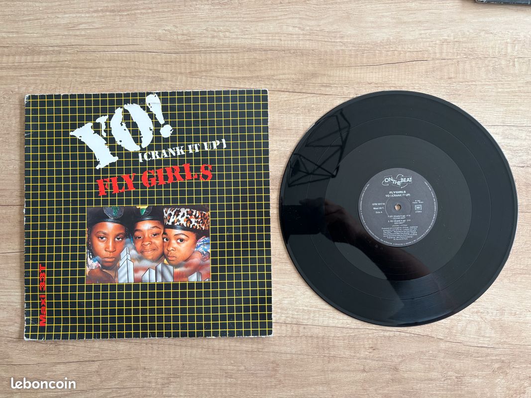 Disque Vinyle Maxi 45t - Fly Girls – YO (Crank It Up) (image 1)