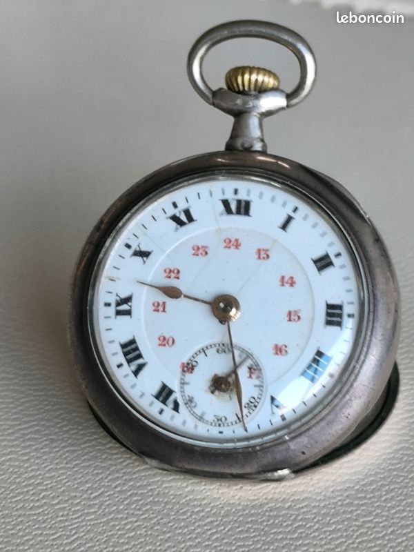 Ancienne Petite Montre De Col - Mouvement Vintage, Occasion, Sans Marque Spécifique