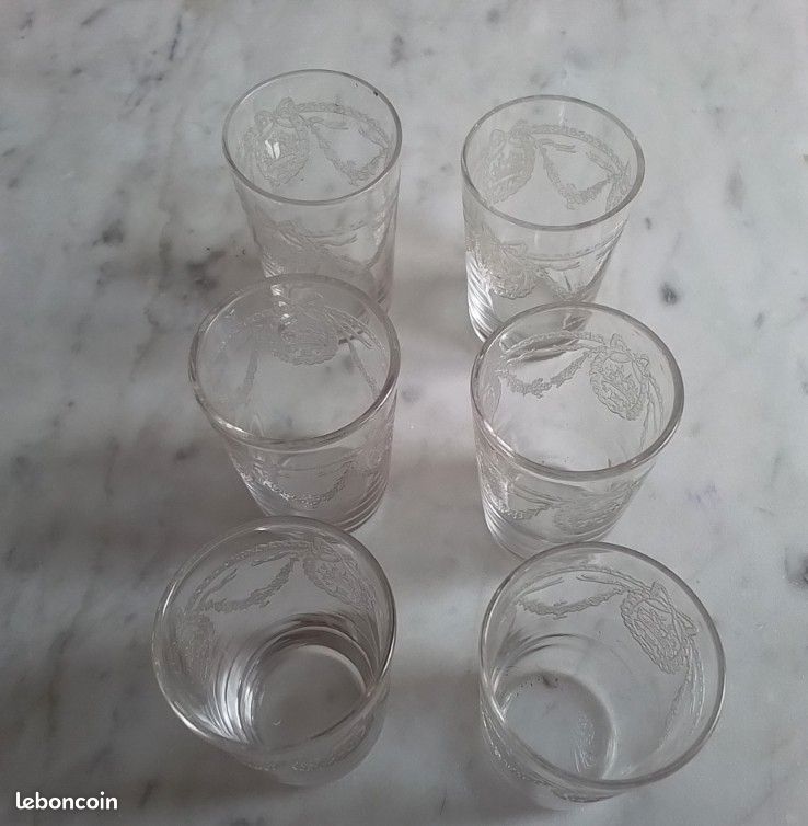 Porte couteaux & petits verres a liqueurs vintage (image 5)