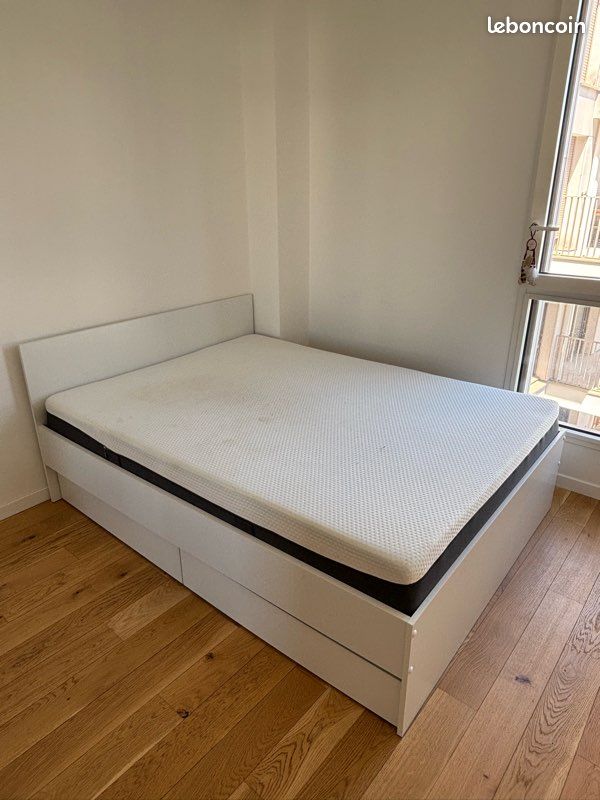 Lit et matelas 140 x 190 - Emma (image 3)