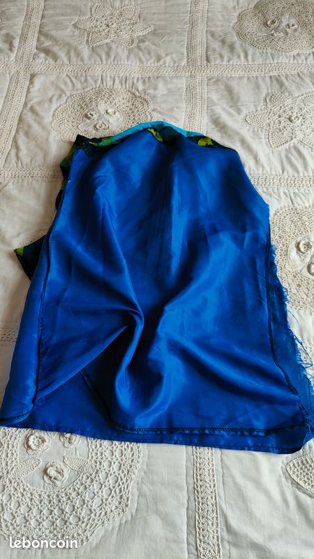 Robe été bleu vert taille 38 (image 6)