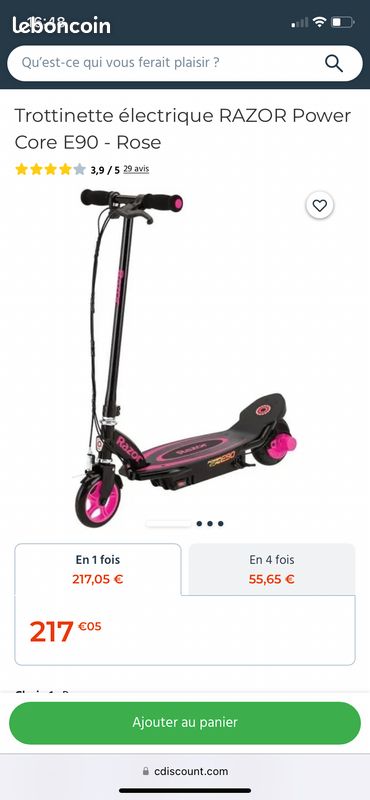 Trottinette électrique enfant (image 1)