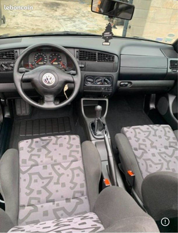 GOLF 4 CABRIOLET ÉTAT NEUF 3950kms d’origine, ÉTAT EXCEPTIONNEL (image 3)
