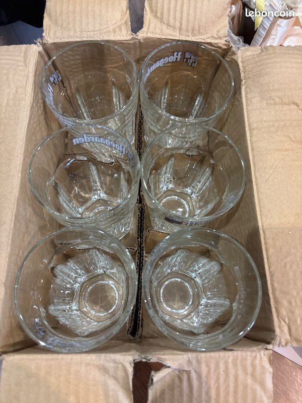 Lot de 6 Verres à bière Hoegaarden neuf (image 2)