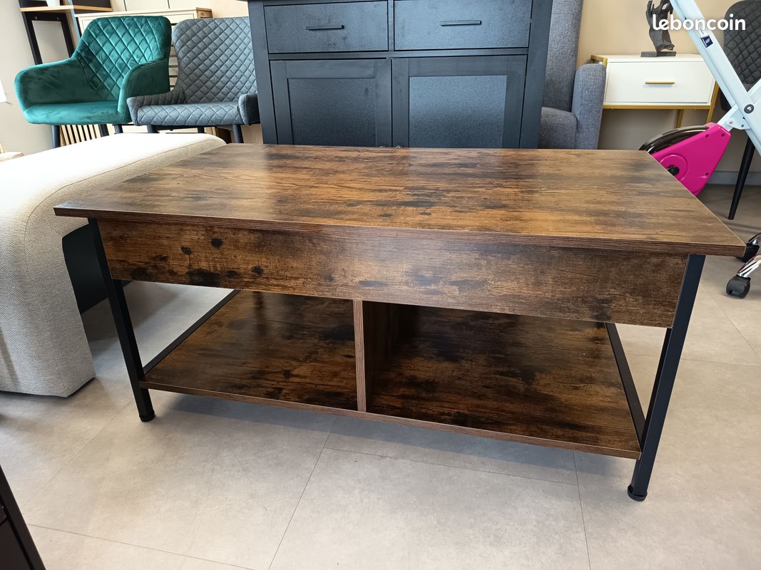 Table basse avec plateau relevable (image 1)