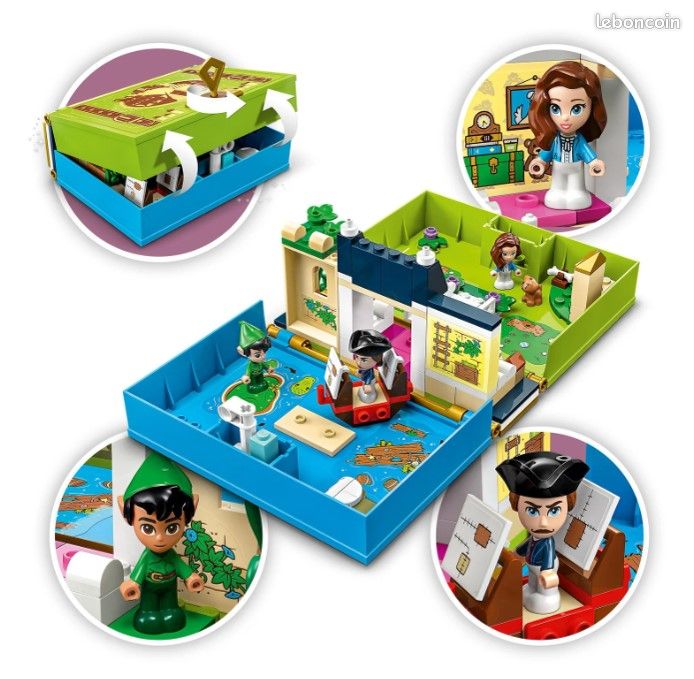 Spécial Cadeau à offrir : scellé LEGO Disney 43220 Les Aventures de Peter Pan, Wendy Livre de Contes, dès 5 ans (image 6)