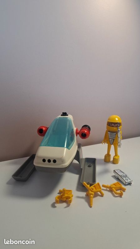 Geobra Playmobil Playmospace 3509 Space Ship Véhicule Spatial Lunaire 1980 (image 1)