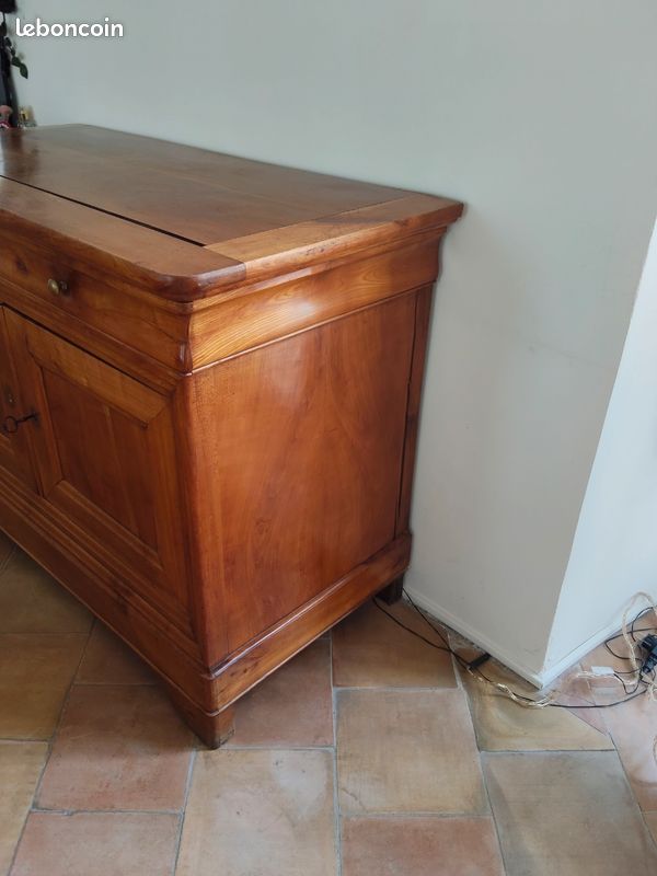 Buffet ancien en bois massif – style rustique (image 6)