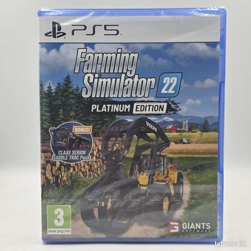 Farming Simulator 22 Platinum Expansion - Jeu PC Neuf Sous Blister VF