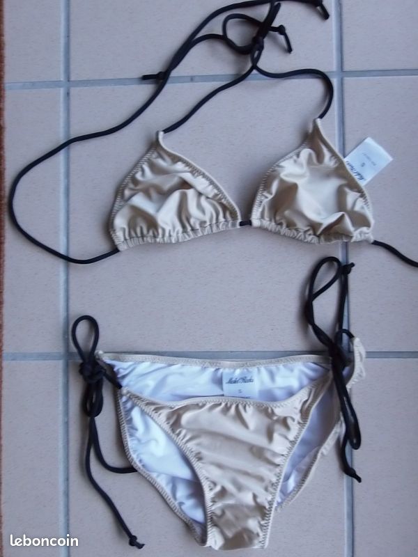 Maillot de bain couleur or (image 1)