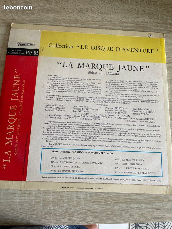 La marque jaune : vinile (image 2)