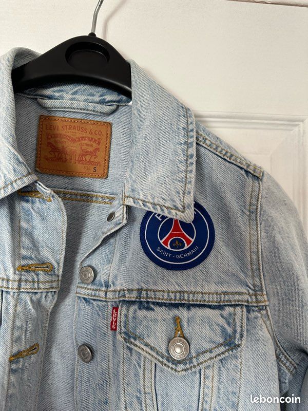 Veste en jean Levis édition limitée PSG (image 3)
