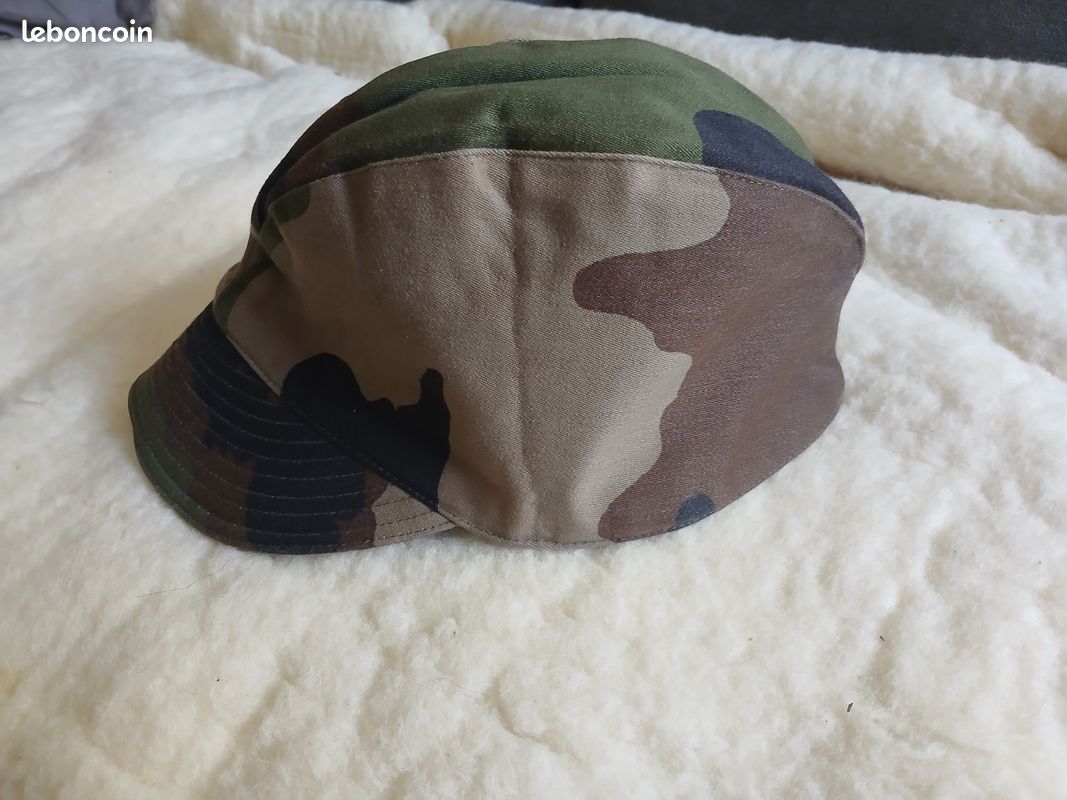 Casquette Armée Enzyme Lavée Camouflage - Coton Sergé Armycrew - Livraison Gratuite